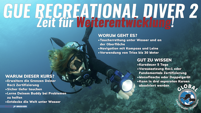 Mehr über den Artikel erfahren GUE Recreational Diver 2 – TRIOX